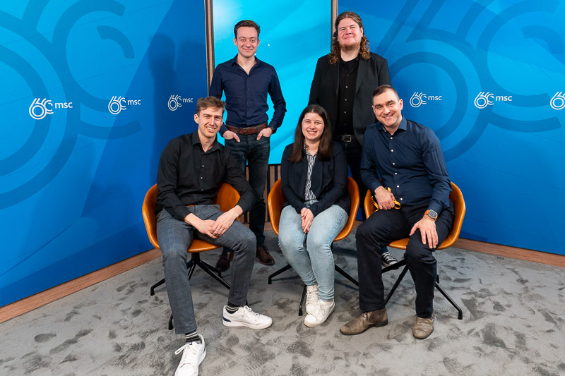 Das Livestream Services Team auf der Münchner Sicherheitskonferenz 2024